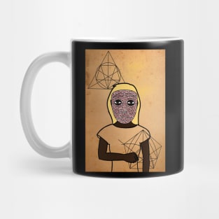 PUNK NFT - Edgy Female Character with Davinci Touch Mug